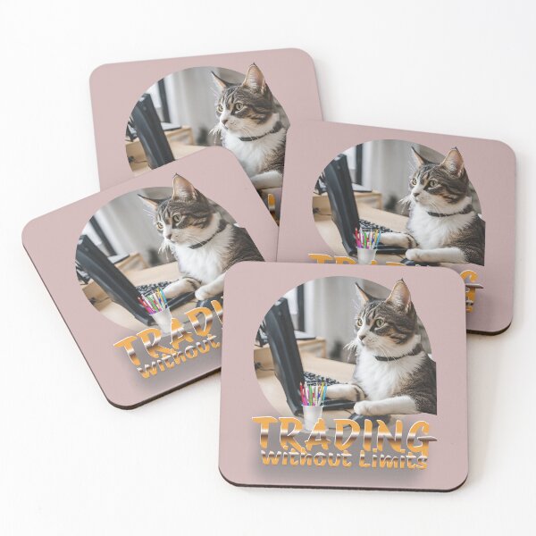 Item preview, Cat Trader Analyzing Trends designed and sold by AvrilDesigns06.