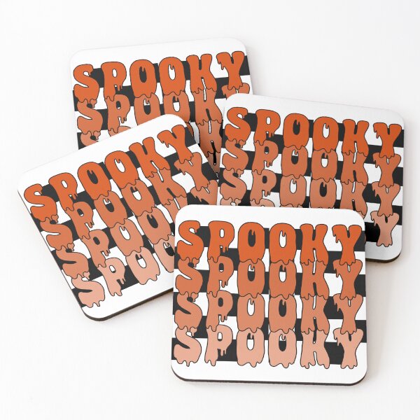 Item preview, Spooky, Stacked (orange) designed and sold by Geek'eh Goods.
