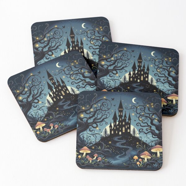Item preview, Moonlit Gothic Castle designed and sold by Myra365Art.