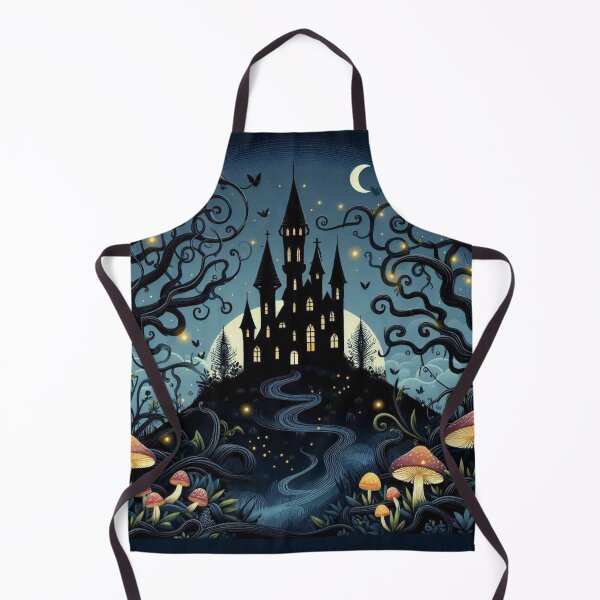 Item preview, Moonlit Gothic Castle designed and sold by Myra365Art.
