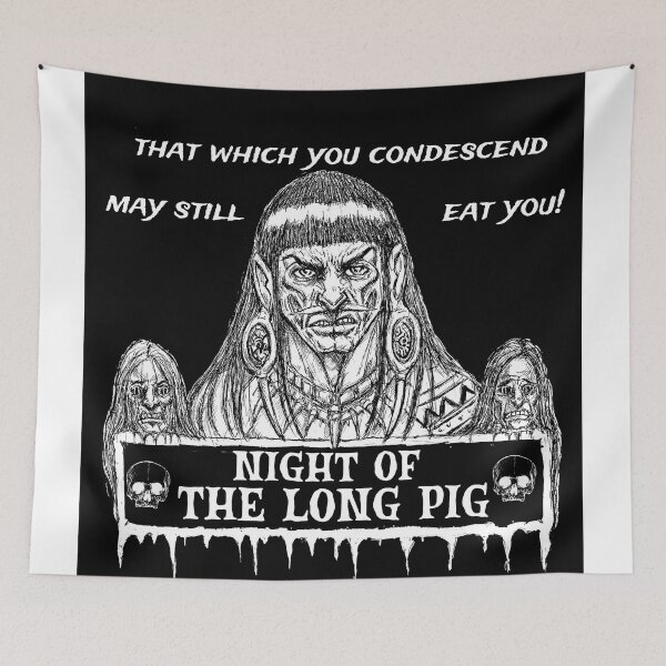 Item preview, Night Of The Long Pig Eat designed and sold by Alaric  Barca.