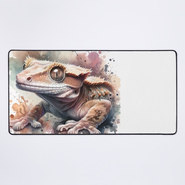 Item preview, Crested Gecko Watercolour Reptile Art designed and sold by DecalBox.