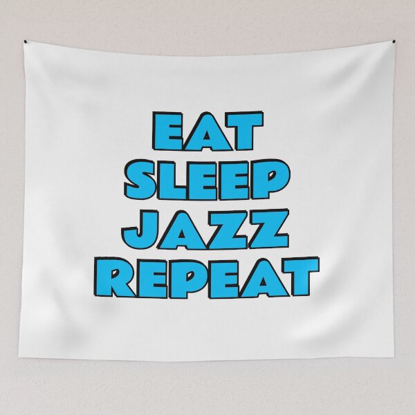 Item preview, Eat Sleep Jazz Repeat designed and sold by Inspirationmotivation.