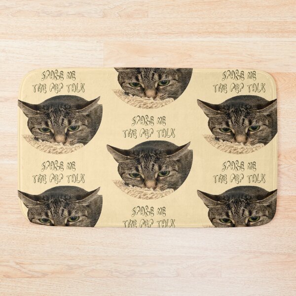 Item preview, Depressed Tabby Cat, Spare Me The Pep Talk designed and sold by kristalcurt.
