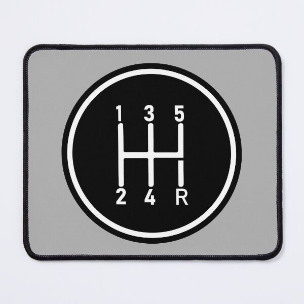 Item preview, 5 Speed Manual Transmission Logo 1 (White R) designed and sold by 718Raindeer.