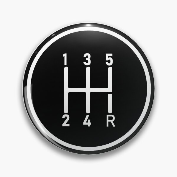 Item preview, 5 Speed Manual Transmission Logo 1 (White R) designed and sold by 718Raindeer.