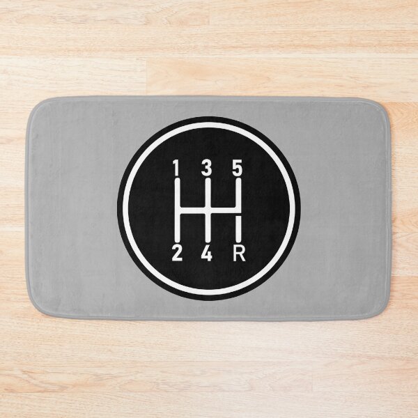 Item preview, 5 Speed Manual Transmission Logo 1 (White R) designed and sold by 718Raindeer.