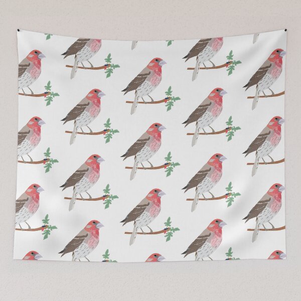 Item preview, Painted House Finch designed and sold by MangoTangoPaint.
