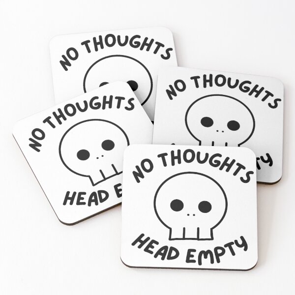 Item preview, Skull - No Thoughts, Head Empty designed and sold by casch96.