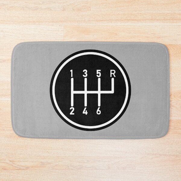 Item preview, 6 Speed Manual Transmission Logo 1 (White R Top Right) designed and sold by 718Raindeer.
