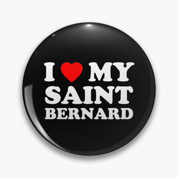 Item preview, I Love My Saint Bernard Style NY Dog Gift designed and sold by Guarddogdrive.