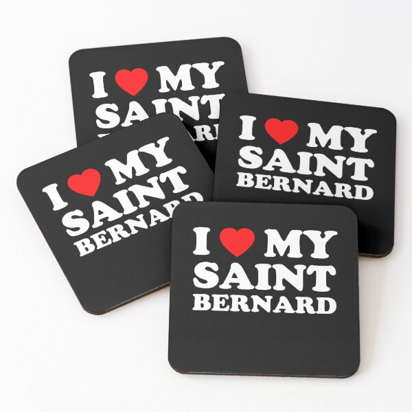 Item preview, I Love My Saint Bernard Style NY Dog Gift designed and sold by Guarddogdrive.