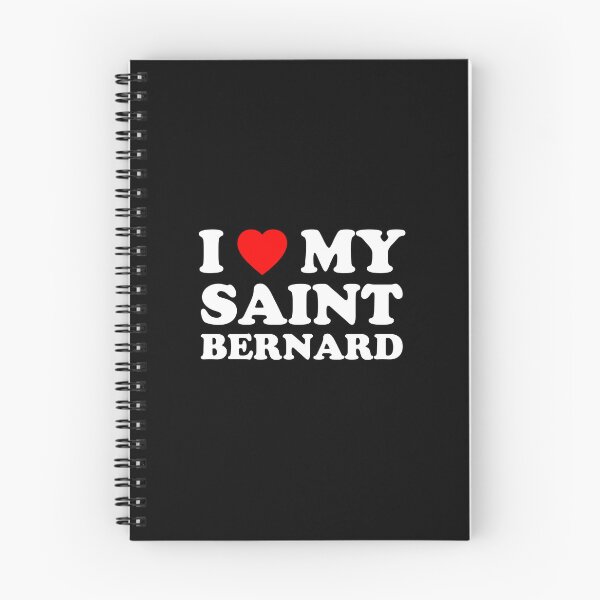 Item preview, I Love My Saint Bernard Style NY Dog Gift designed and sold by Guarddogdrive.