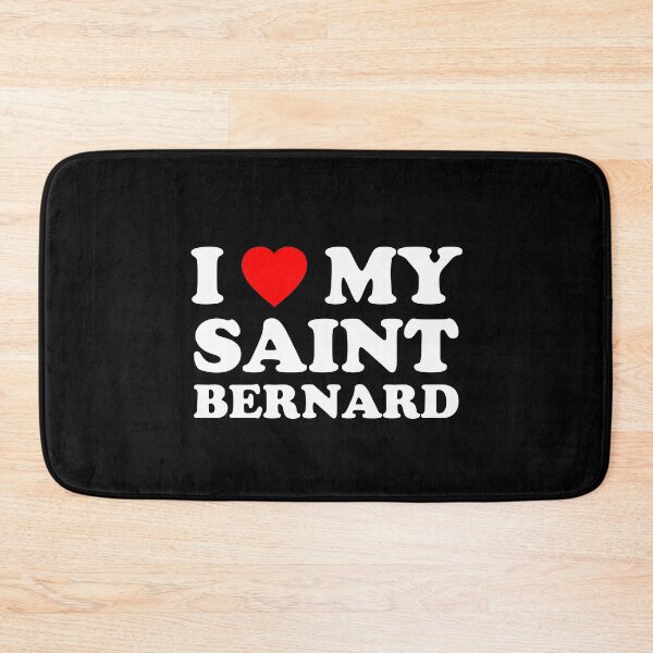Item preview, I Love My Saint Bernard Style NY Dog Gift designed and sold by Guarddogdrive.