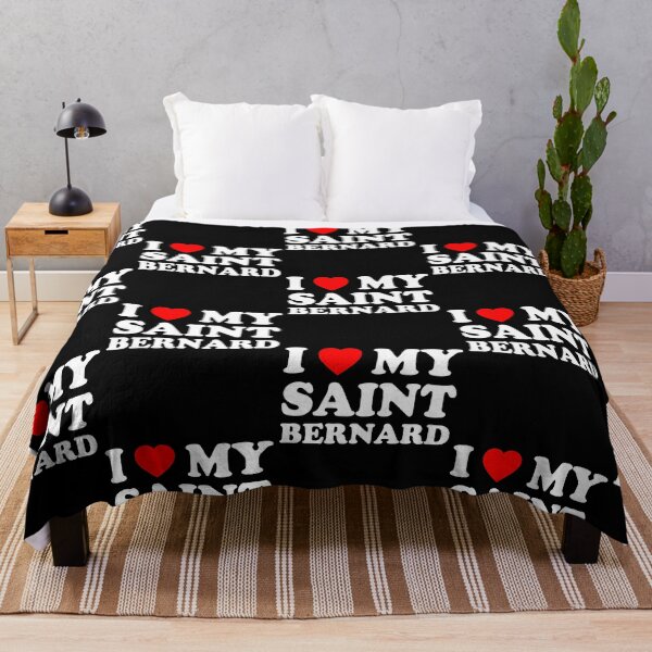 Item preview, I Love My Saint Bernard Style NY Dog Gift designed and sold by Guarddogdrive.