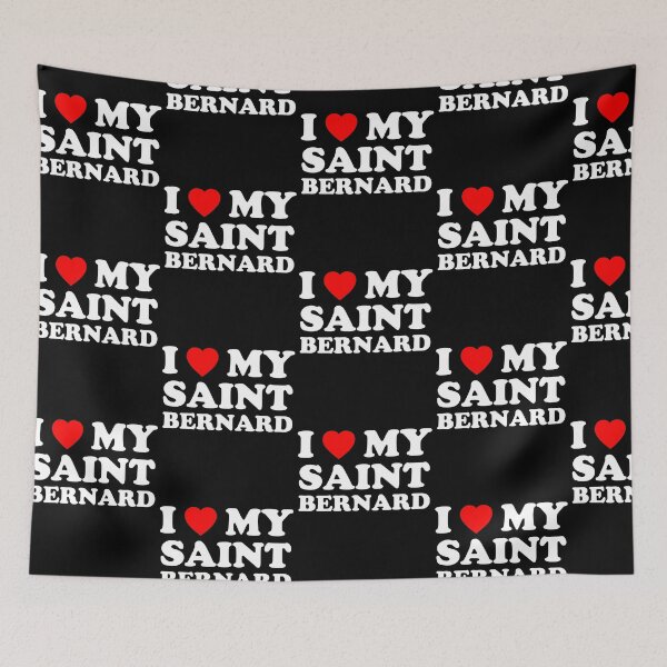 Item preview, I Love My Saint Bernard Style NY Dog Gift designed and sold by Guarddogdrive.