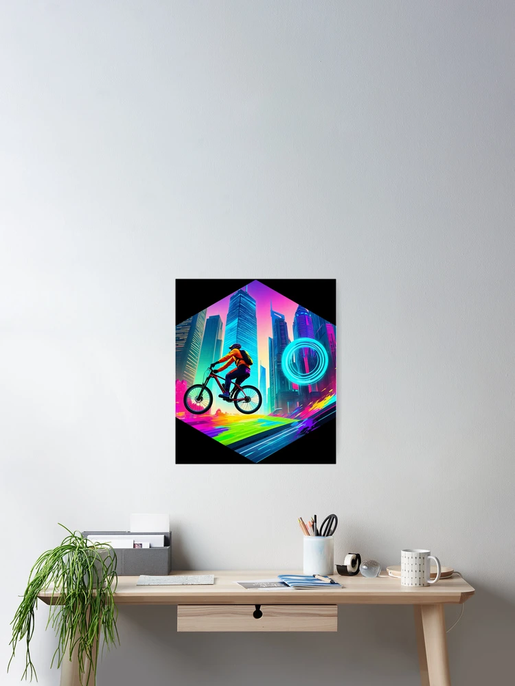 Thumbnail 2 of 3, Poster, Urban Ride designed and sold by AbsoluteA.