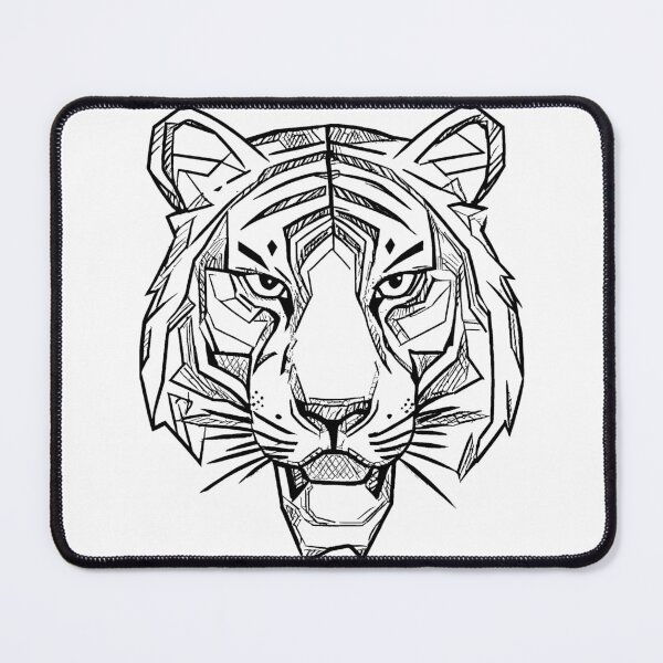Item preview, Geometric Tiger Art designed and sold by GeoSketchWear.