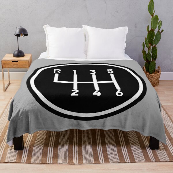 Item preview, 6 Speed Manual Transmission Logo 1 (White R Top Left) designed and sold by 718Raindeer.