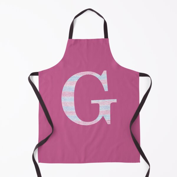Item preview, Letter G Blue And Pink Dots And Dashes Monogram Initial designed and sold by theartofvikki.