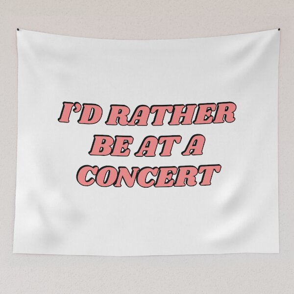 Item preview, Rather Be At A Concert  designed and sold by Inspirationmotivation.