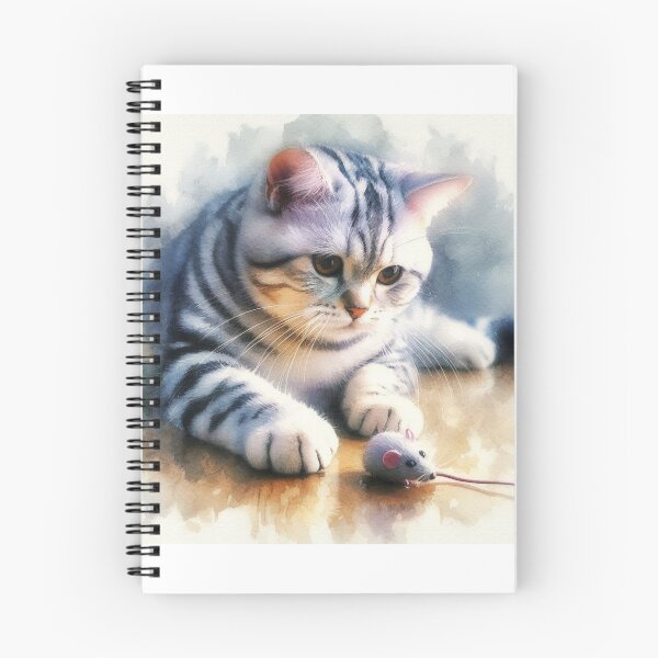 Item preview, American Shorthair 1 With Mouse Toy designed and sold by PamsAIArt.