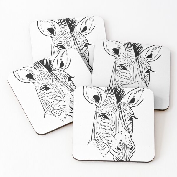 Item preview, Geometric Zebra Art designed and sold by GeoSketchWear.