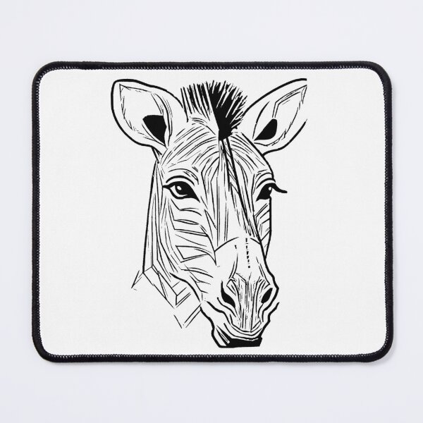 Item preview, Geometric Zebra Art designed and sold by GeoSketchWear.