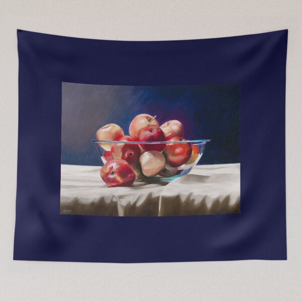 Item preview, Apples in a Glass Bowl designed and sold by MichaelEpp.
