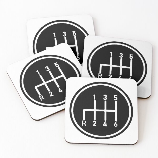Item preview, 6 Speed Manual Transmission Logo 1 (White R Bottom Left) designed and sold by 718Raindeer.