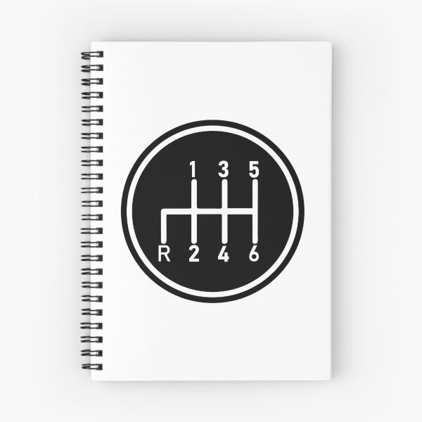 Item preview, 6 Speed Manual Transmission Logo 1 (White R Bottom Left) designed and sold by 718Raindeer.