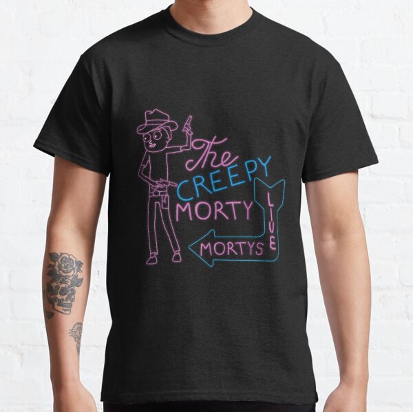 The Creepy Morty Neon Classic T-Shirt