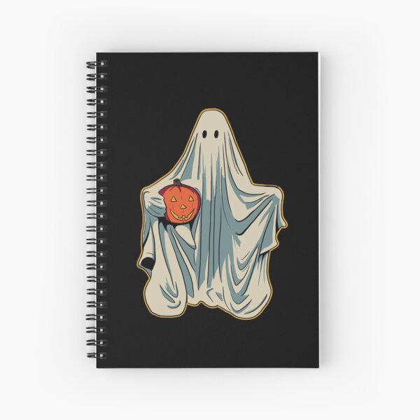 Item preview, Retro Style Ghost and Pumpkin designed and sold by blacksnowcomics.
