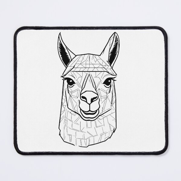 Item preview, Geometric Llama Art designed and sold by GeoSketchWear.