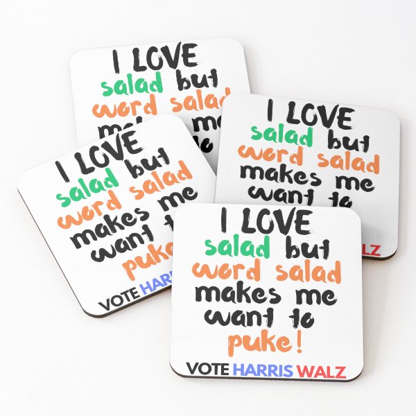 Item preview, Funny Anti-Trump Word Salad Political Design – Support Kamala Harris 2024 designed and sold by Fredster1966.