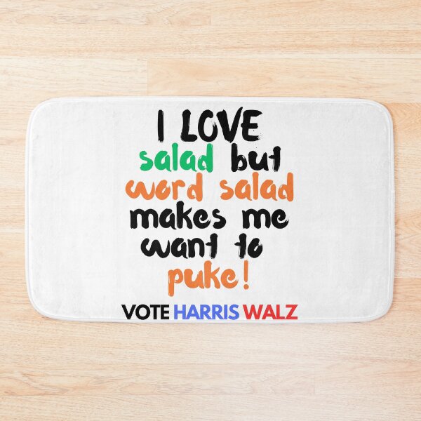 Item preview, Funny Anti-Trump Word Salad Political Design – Support Kamala Harris 2024 designed and sold by Fredster1966.