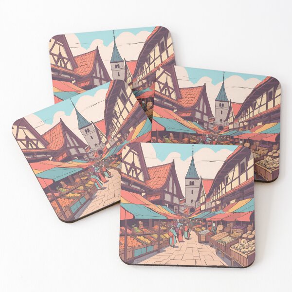Item preview, Medieval Market designed and sold by ColorArtByEric.