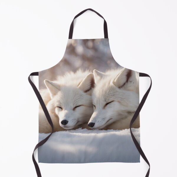 Item preview, Two Cozy Snow Foxes designed and sold by LyssasMindArt.