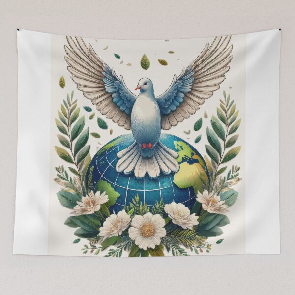 Item preview, Symbols of Harmony: World Peace Day designed and sold by bb-15artstudio.