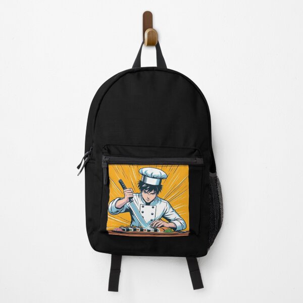 Item preview, Manga Chef Making Sushi Pop Art Style designed and sold by artofuniverse.
