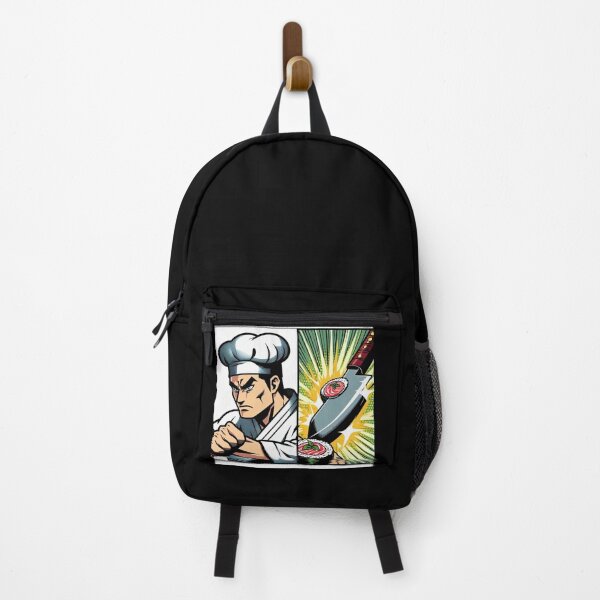Item preview, Manga Chef Making Sushi Pop Art Style designed and sold by artofuniverse.