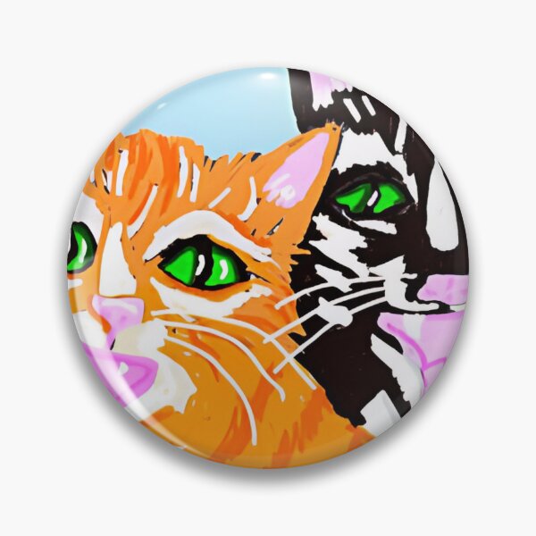 Item preview, The Two Happy Cats designed and sold by pinkyjainpan.