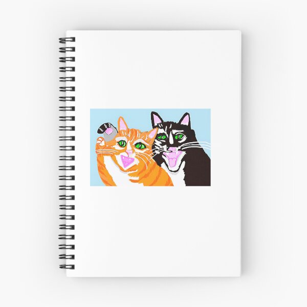 Item preview, The Two Happy Cats designed and sold by pinkyjainpan.