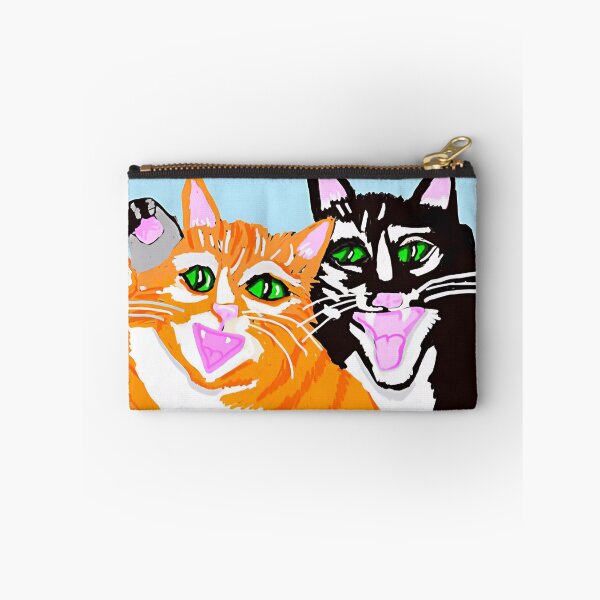 Item preview, The Two Happy Cats designed and sold by pinkyjainpan.
