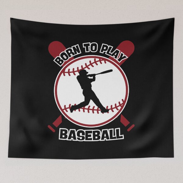 Item preview, Born to play baseball designed and sold by ShirtSensations.