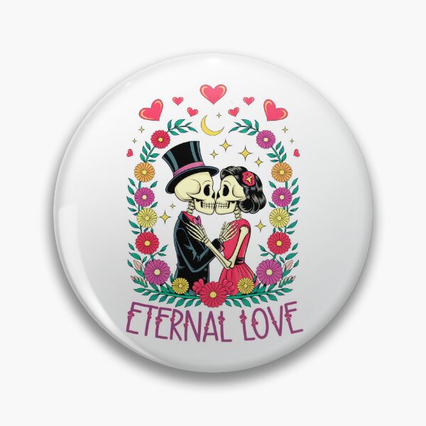 Item preview, Eternal Love: Skeleton Couple In A Day of the Dead Romance designed and sold by elynne9.