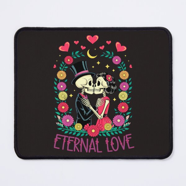 Item preview, Eternal Love: Skeleton Couple In A Day of the Dead Romance designed and sold by elynne9.