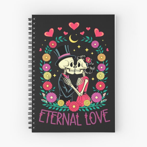 Item preview, Eternal Love: Skeleton Couple In A Day of the Dead Romance designed and sold by elynne9.