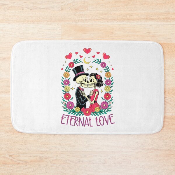 Item preview, Eternal Love: Skeleton Couple In A Day of the Dead Romance designed and sold by elynne9.