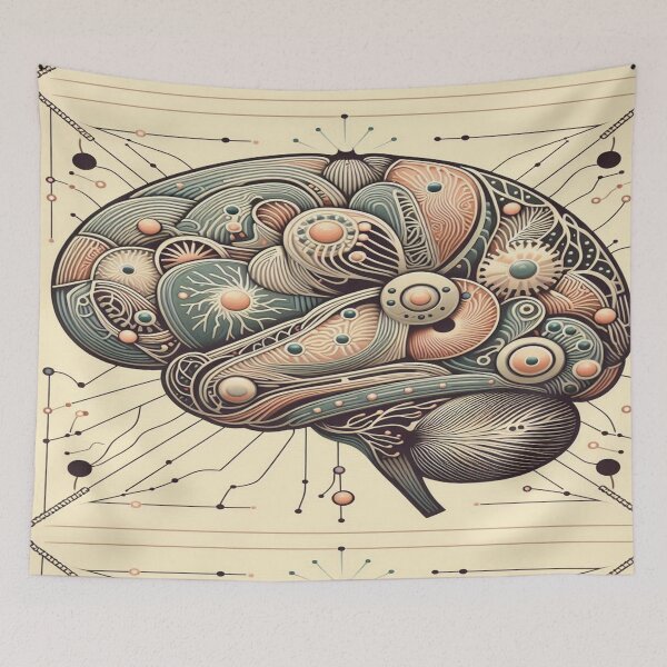 Item preview, Vintage Brain Design: Art Deco Geometry and Style designed and sold by Naomi Gutierrez Parrish.